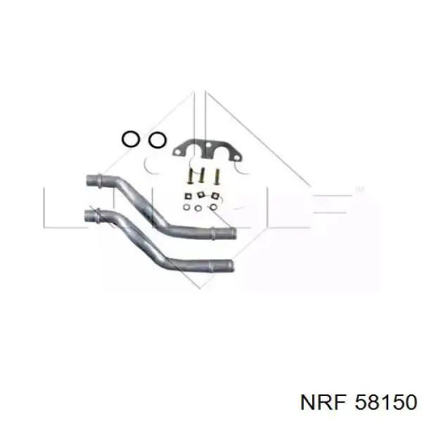 Радіатор пічки 58150 NRF