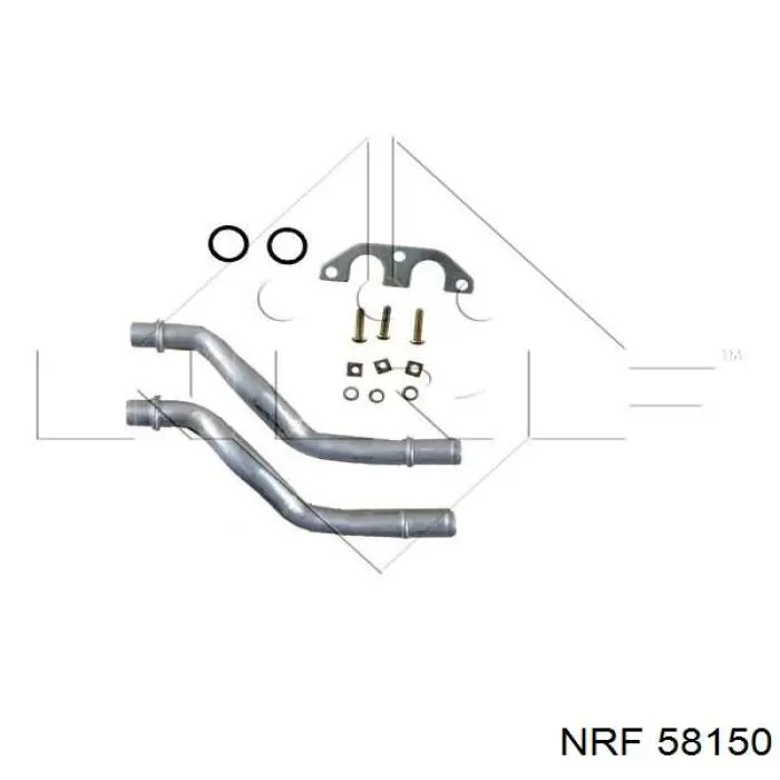 Радіатор пічки (обігрівача) NRF 58150 ціна, від 35.88 USD