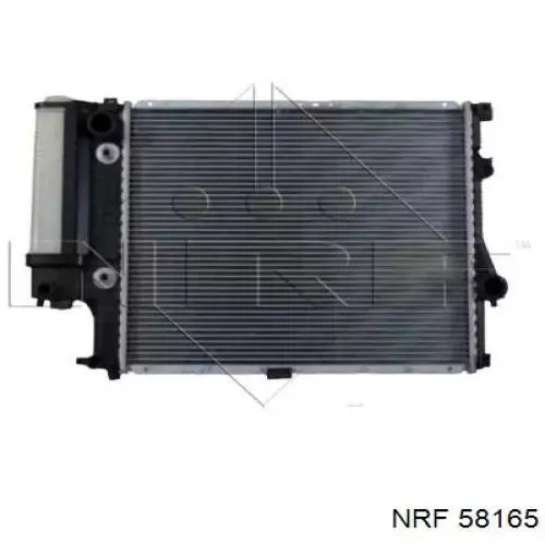58165 NRF Радіатор охолодження двигуна