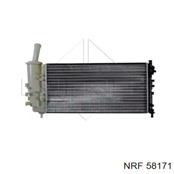 58171 NRF радіатор охолодження двигуна