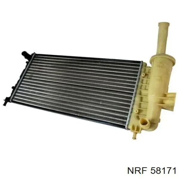 58171 NRF Радіатор охолодження двигуна