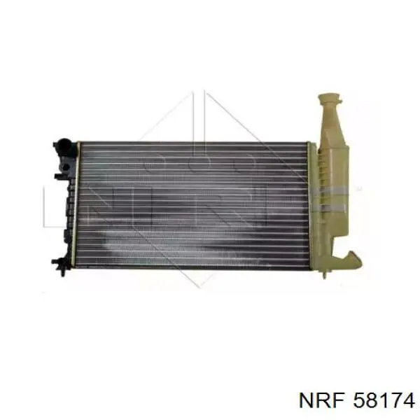 58174 NRF радіатор охолодження двигуна