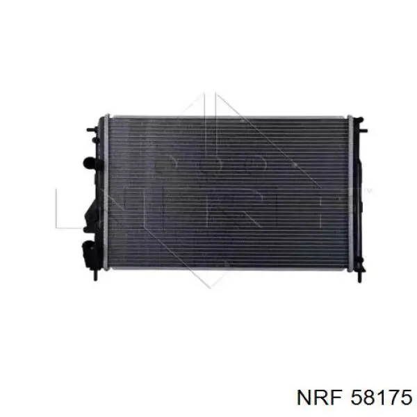 58175 NRF радіатор охолодження двигуна