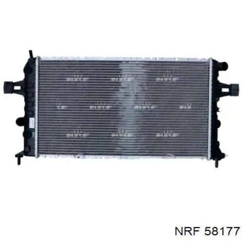 58177 NRF Радіатор охолодження двигуна