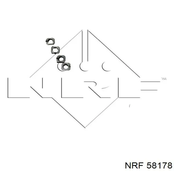 Радіатор 58178 NRF