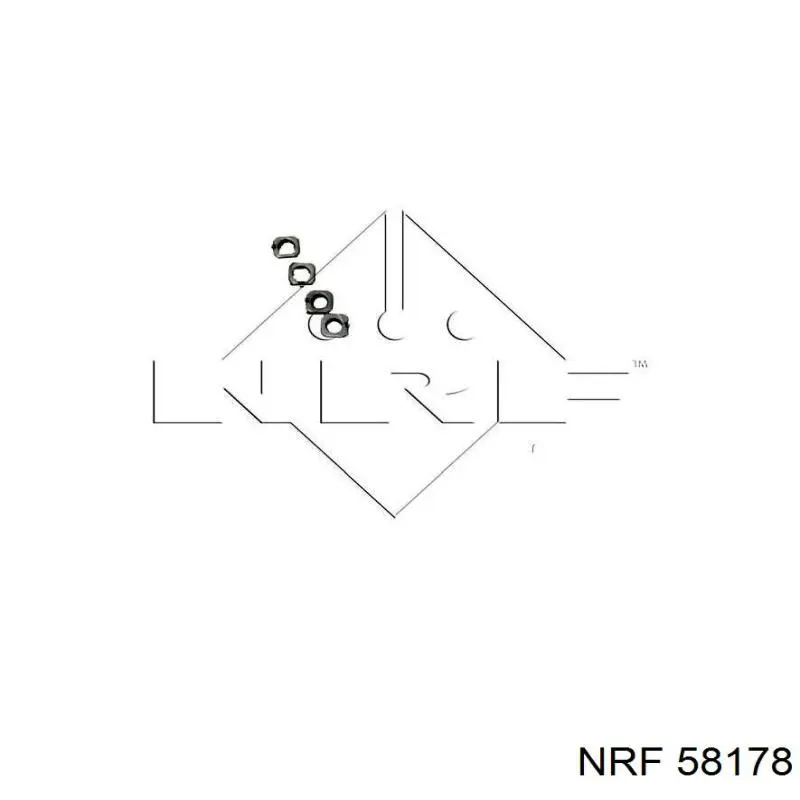 Купити 58178 NRF Радіатор двигуна