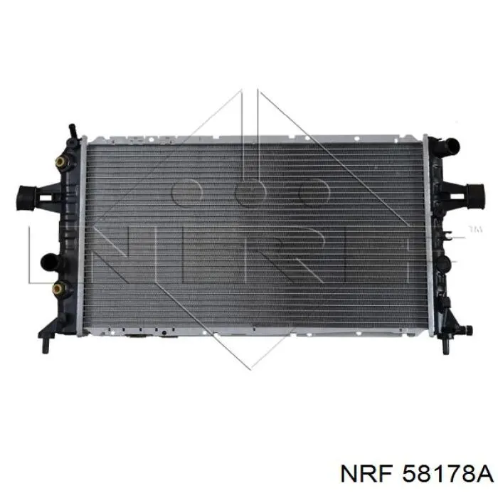Радіатор основний NRF 58178A ціна, від 74.65 USD