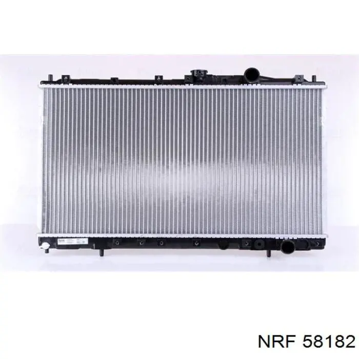 58182 NRF радіатор охолодження двигуна