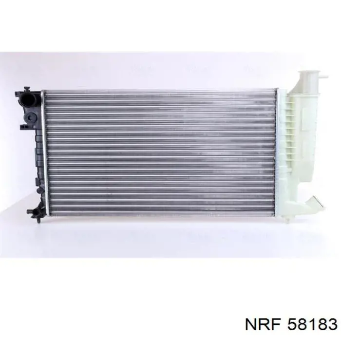 58183 NRF радіатор охолодження двигуна