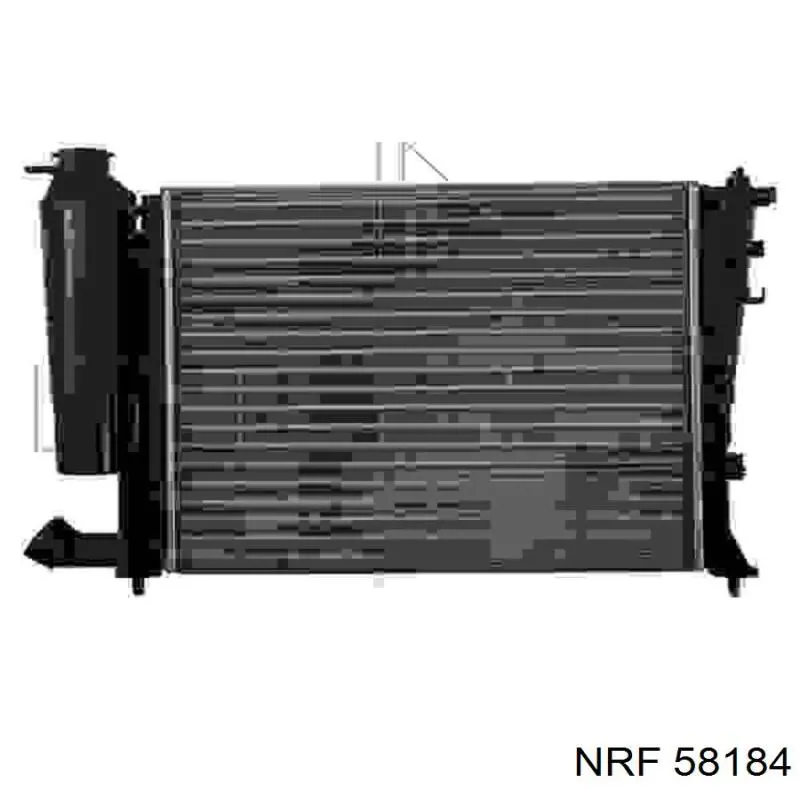 58184 NRF радіатор охолодження двигуна