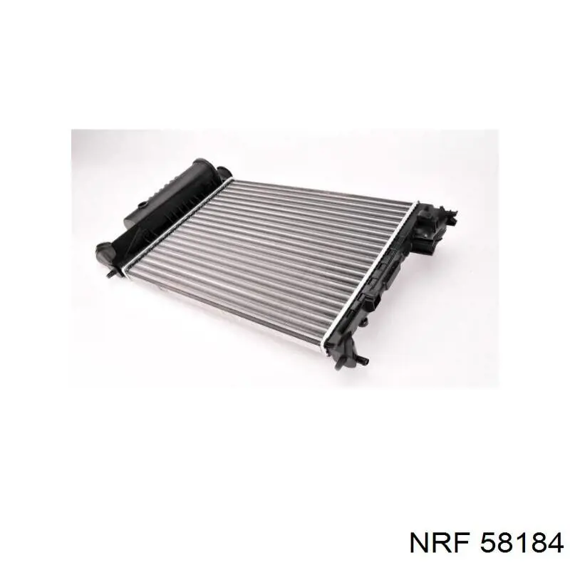 58184 NRF Радіатор охолодження двигуна