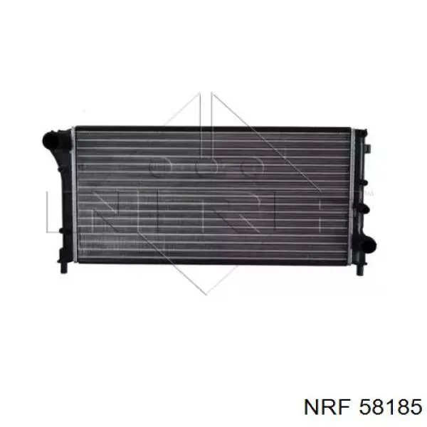 58185 NRF радіатор охолодження двигуна
