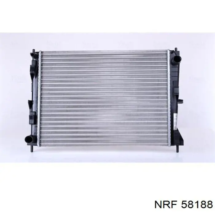58188 NRF Радіатор охолодження двигуна