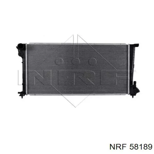 58189 NRF радіатор охолодження двигуна