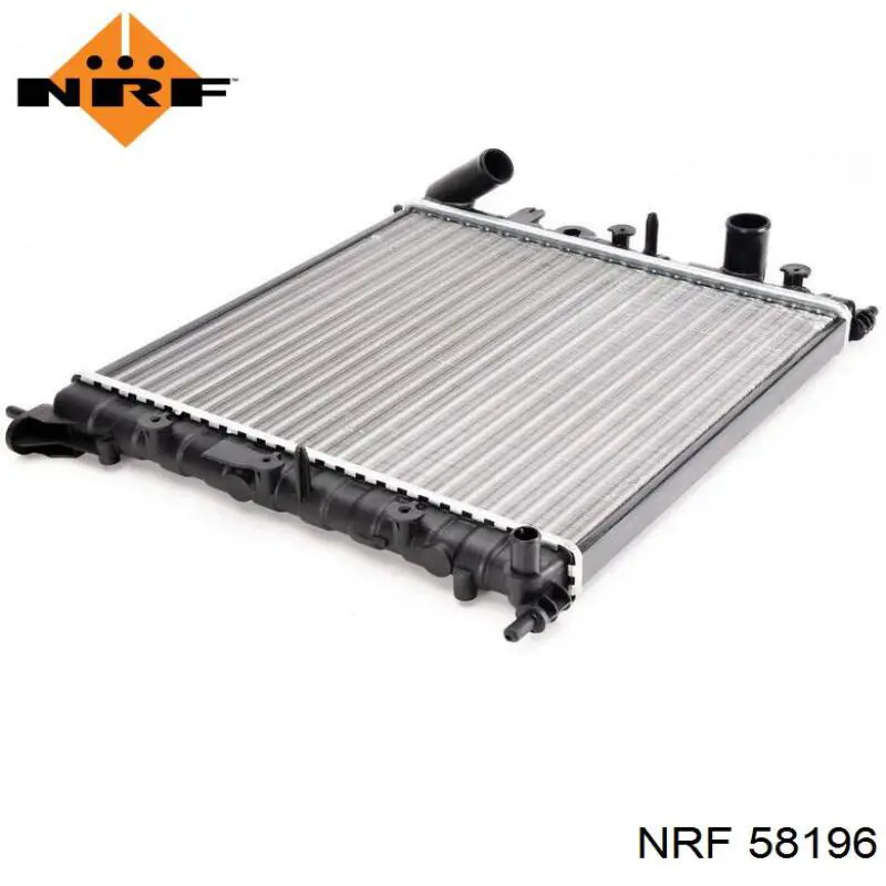 58196 NRF Радіатор охолодження двигуна