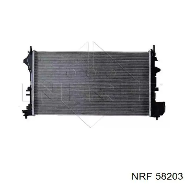 58203 NRF Радіатор охолодження двигуна