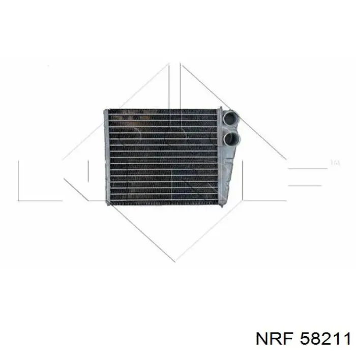 58211 NRF радіатор пічки (обігрівача)