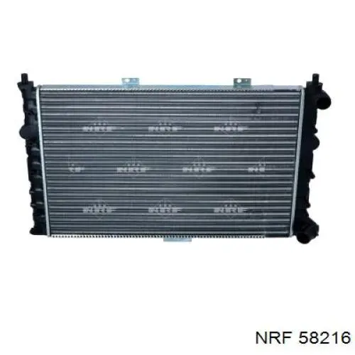 58216 NRF радіатор охолодження двигуна