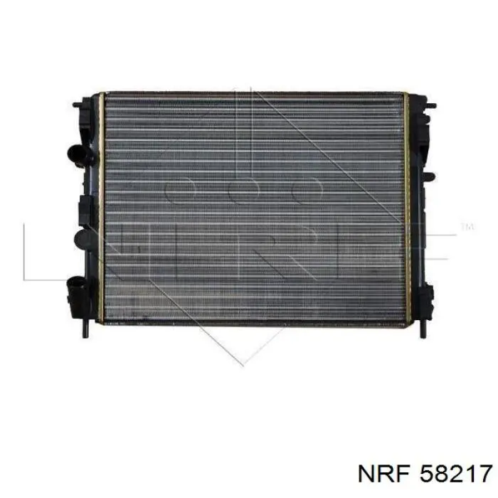 58217 NRF радіатор охолодження двигуна
