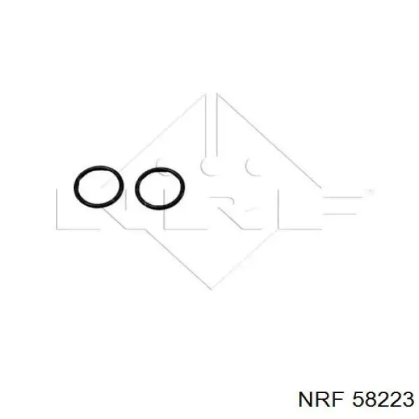 58223 NRF радіатор пічки (обігрівача)