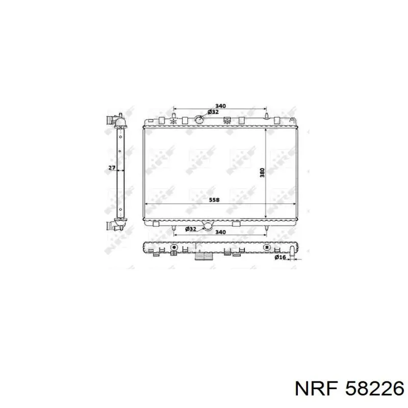 Радіатор основний Denso DRM07004 ціна, від 58.37 USD