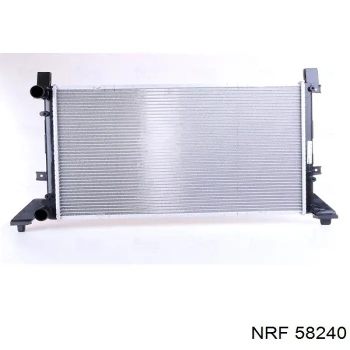 58240 NRF Радіатор охолодження двигуна