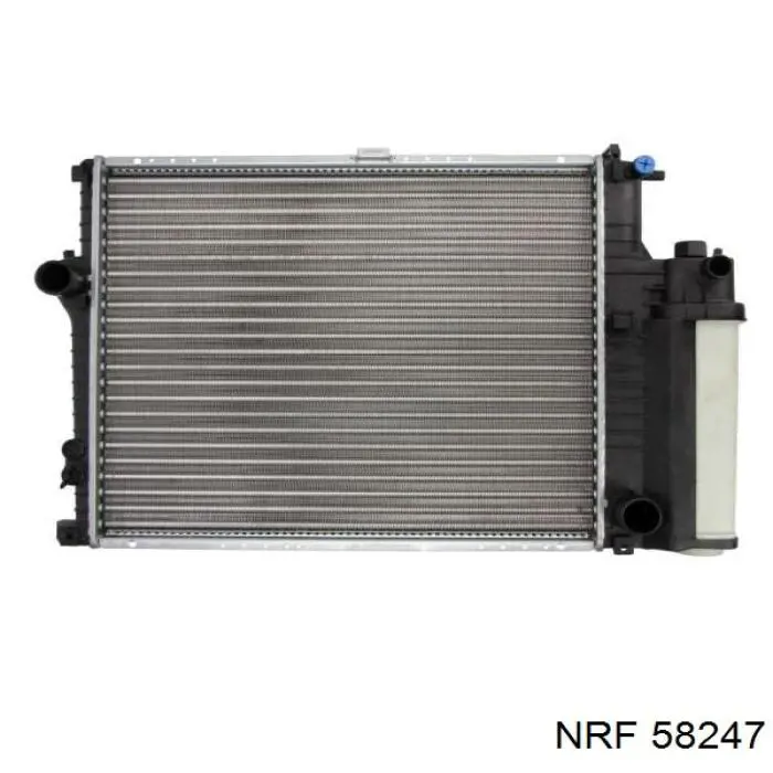 58247 NRF радіатор охолодження двигуна