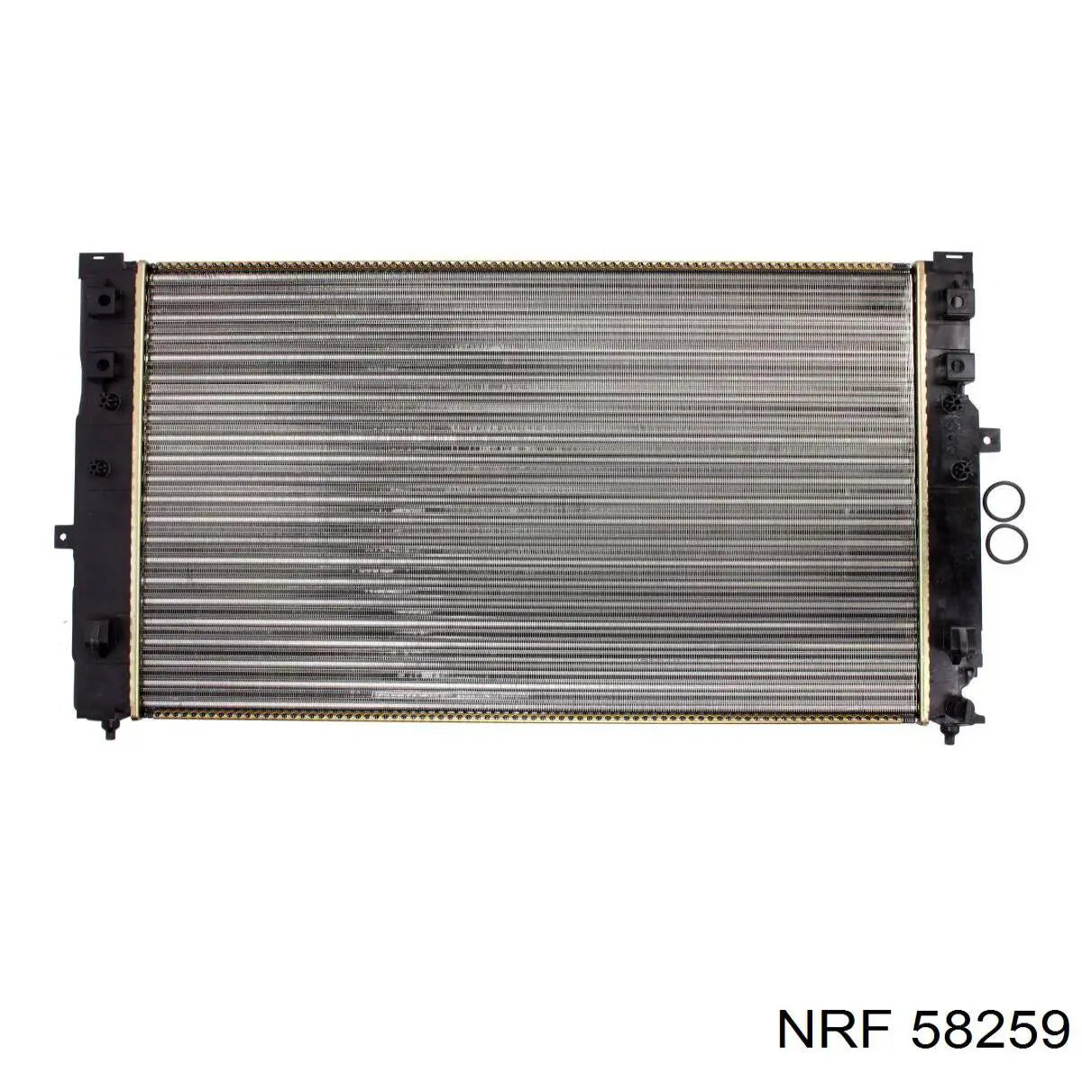58259 NRF Радіатор охолодження двигуна