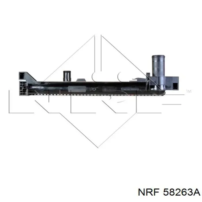 Купити 58263A NRF Радіатор двигуна