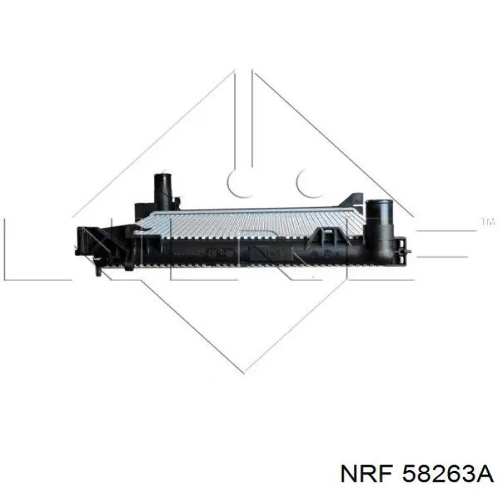 Радіатор 58263A NRF
