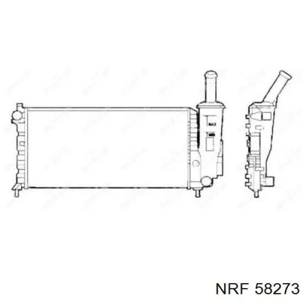 Радіатор охолодження NRF 58273