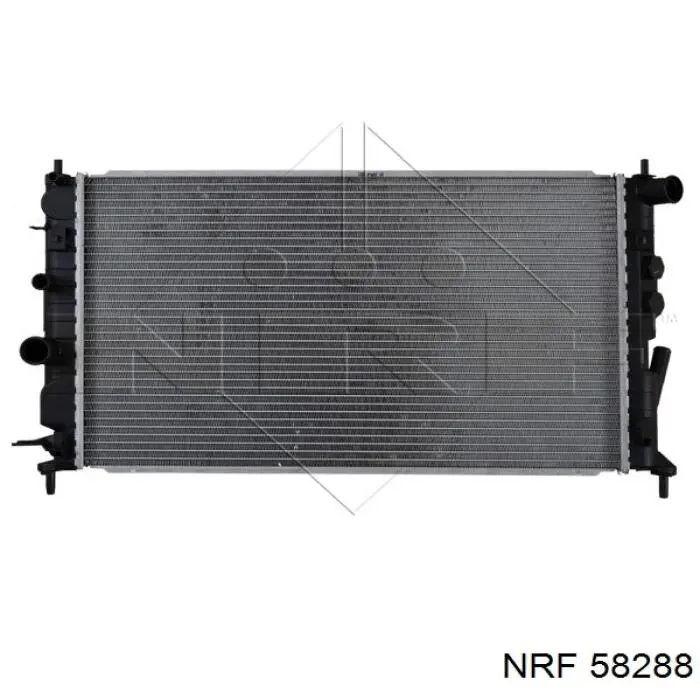 58288 NRF радіатор охолодження двигуна