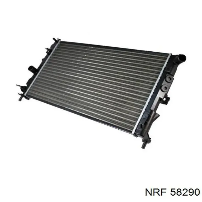 58290 NRF радіатор охолодження двигуна