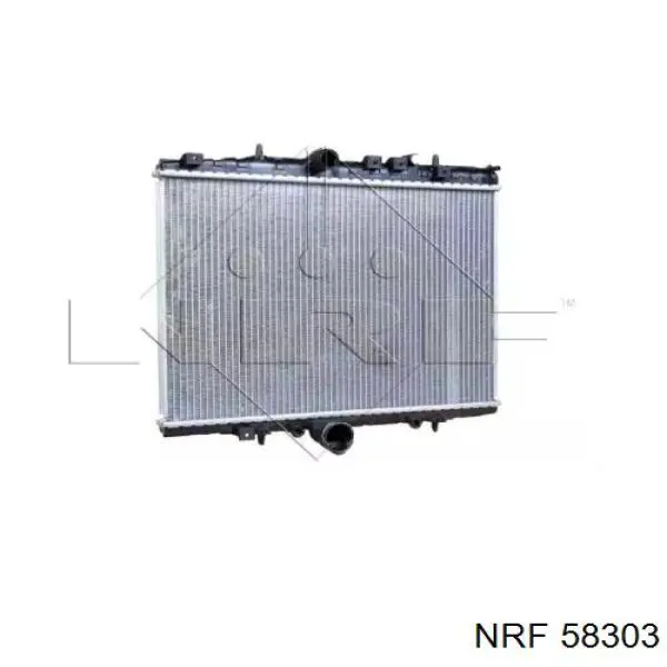 58303 NRF радіатор охолодження двигуна
