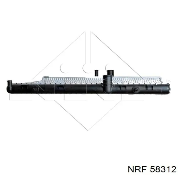 Купити 58312 NRF Радіатор двигуна