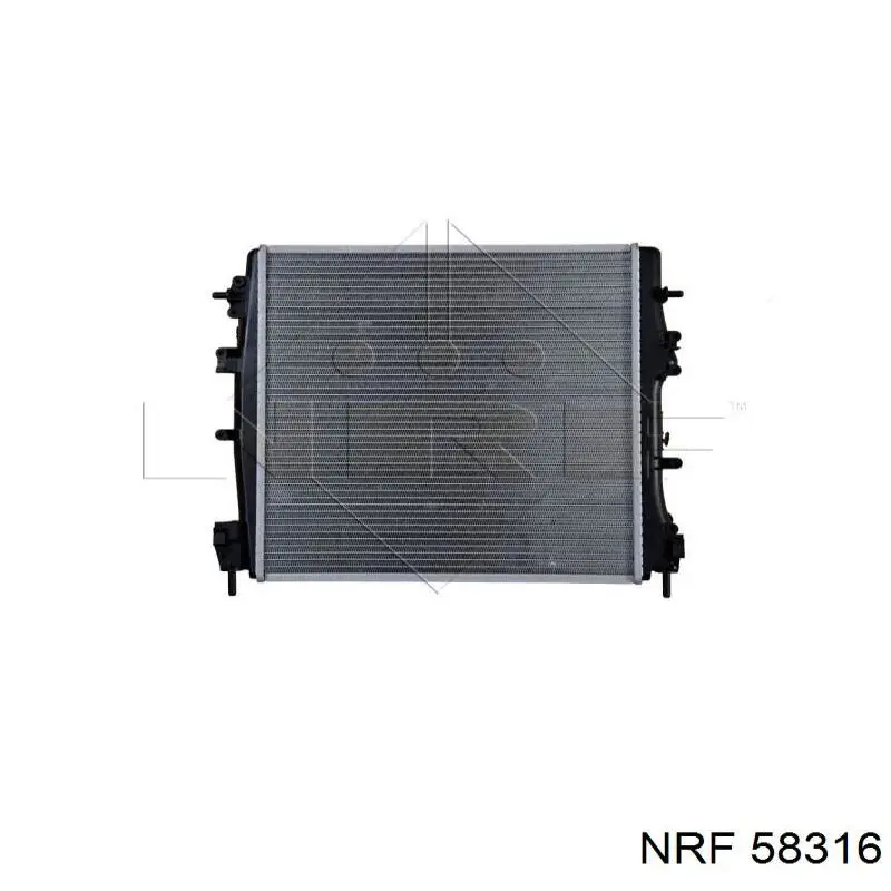Радіатор 8660003481 Renault (RVI)
