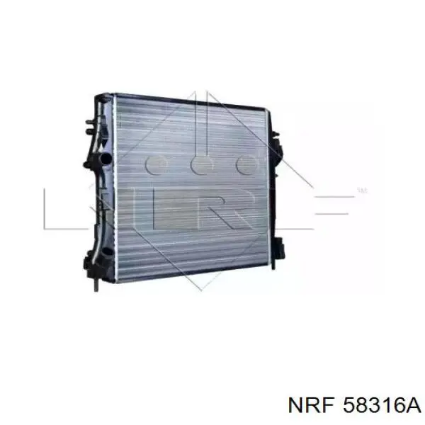 58316A NRF Радіатор охолодження двигуна
