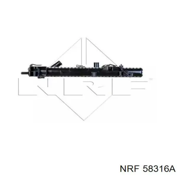 Радіатор основний NRF 58316A ціна, від 66.89 USD