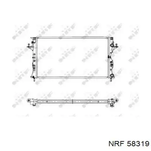 Купити 7711134658 Renault (RVI) Радіатор двигуна