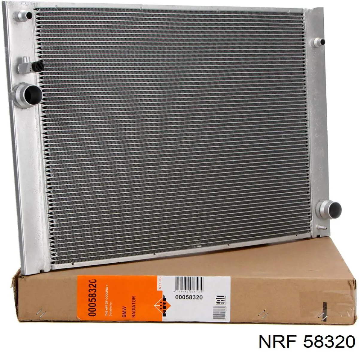 58320 NRF радіатор охолодження двигуна