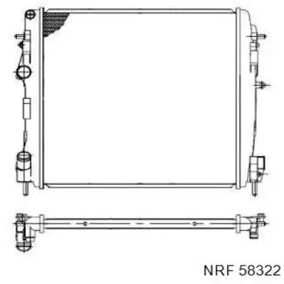 Радіатор 8660006123 Renault (RVI)