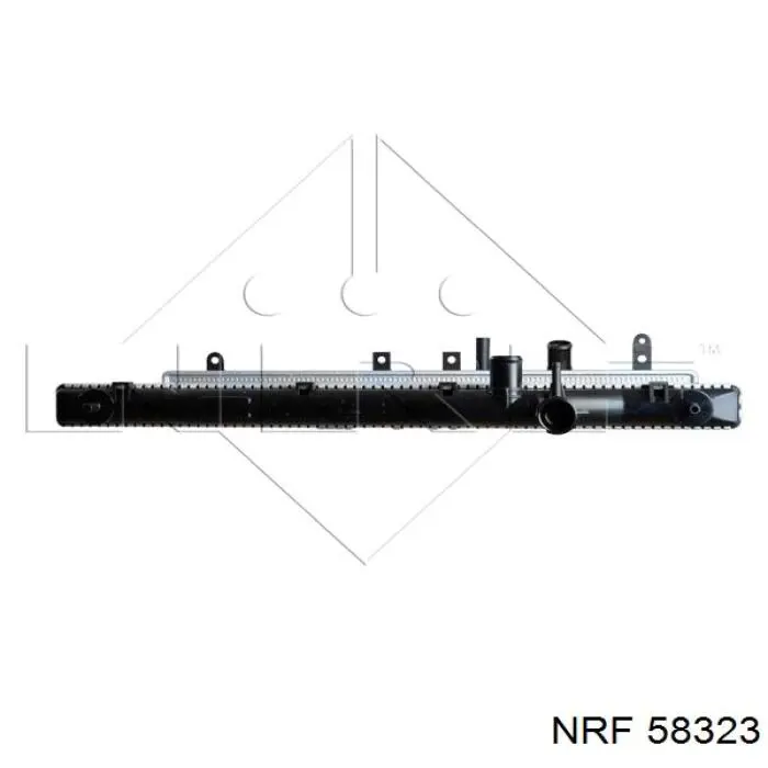 DRM40105 Denso Радіатор охолодження двигуна