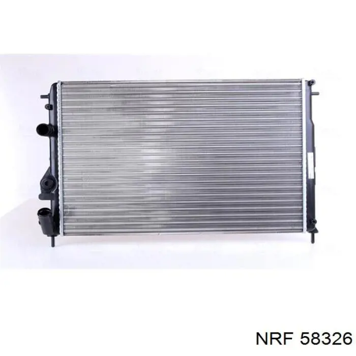 58326 NRF радіатор охолодження двигуна