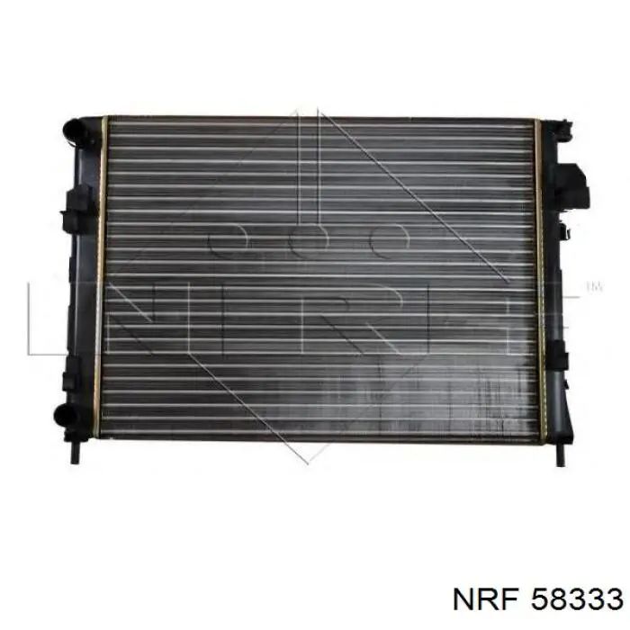 58333 NRF радіатор охолодження двигуна
