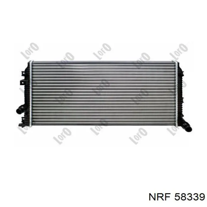 58339 NRF Радіатор охолодження двигуна