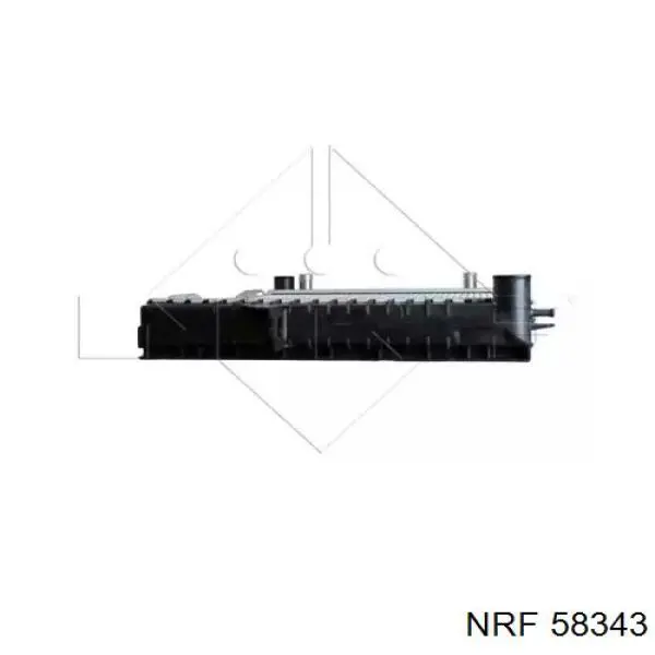 58343 NRF Радіатор охолодження двигуна