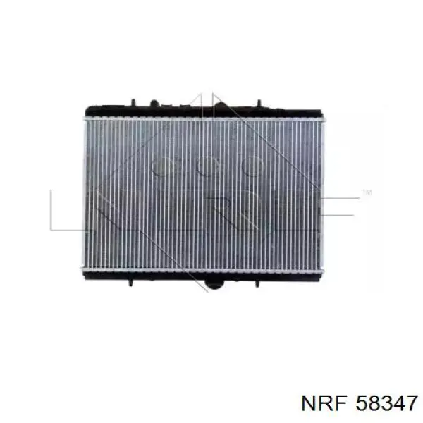 58347 NRF Радіатор охолодження двигуна