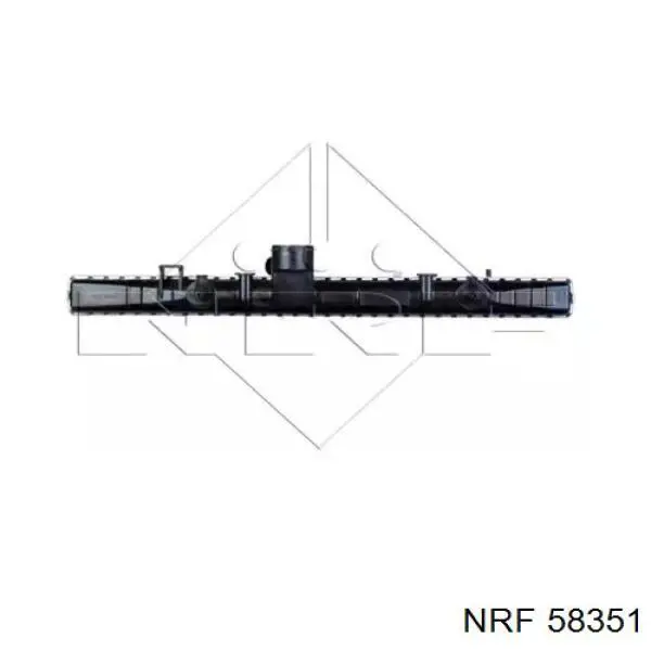 58351 NRF радіатор охолодження двигуна