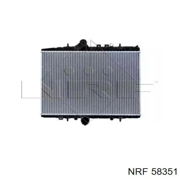 58351 NRF Радіатор охолодження двигуна