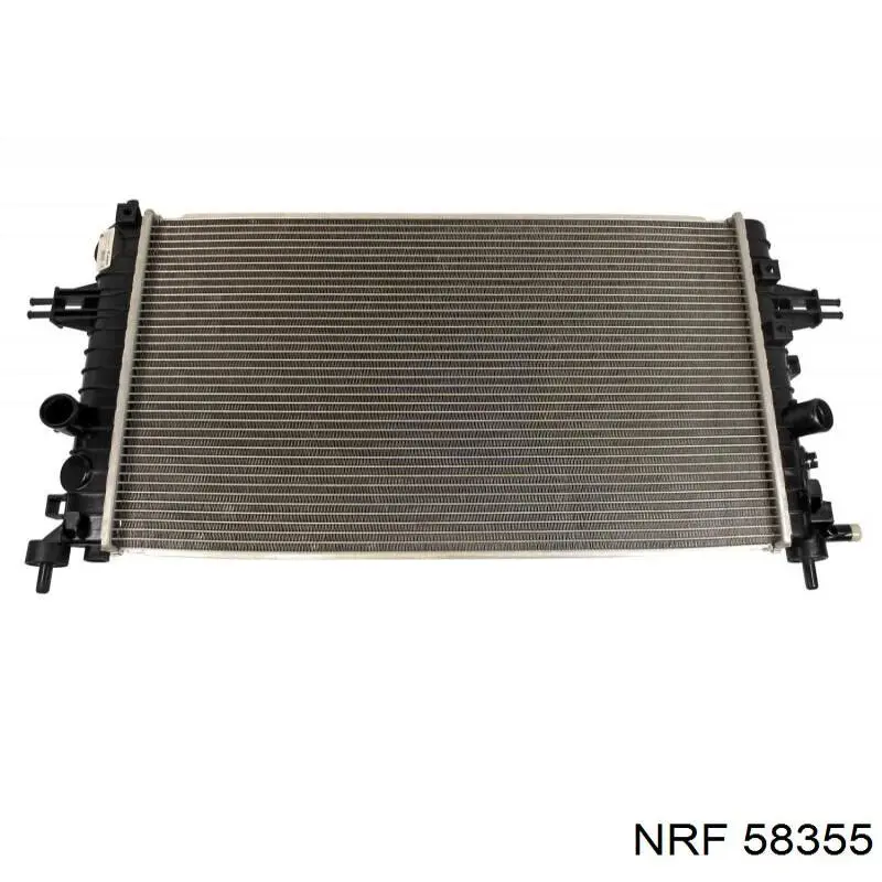 58355 NRF Радіатор охолодження двигуна